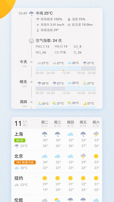 我的天气MyWeather中文版免费下载